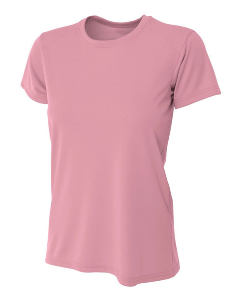 A4 Women's Cooling Performance Crew, Sizes 2XL-4XL (NW3201), Color 'Pink'